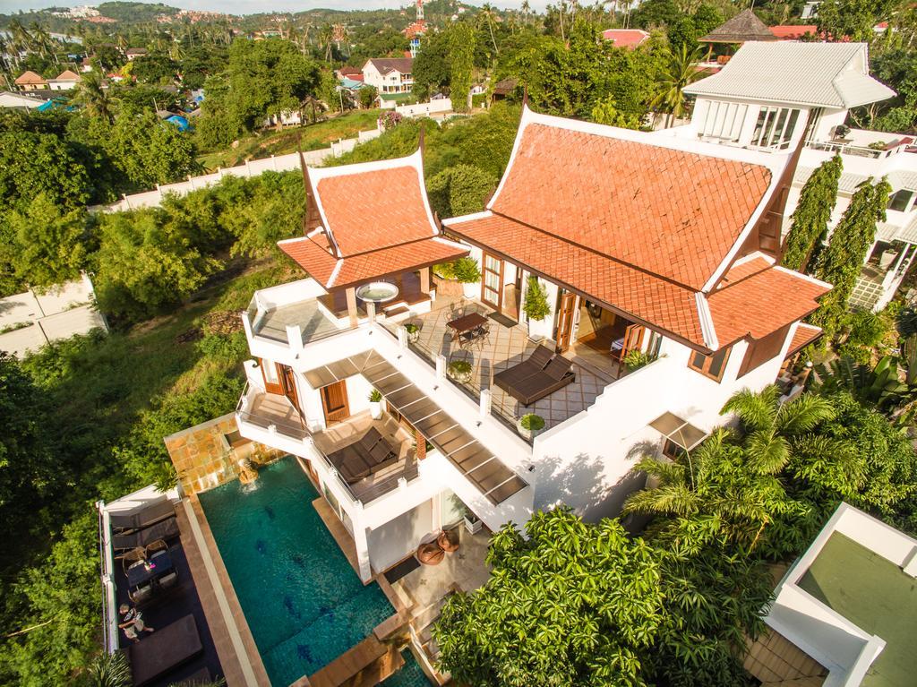 Thai Heritage Villa Melitta Bangrak Bohput, Beach, Pool, Seaviews, 6-Suite, Full Villa, Luxury, Aaa Location Koh Samui Extérieur photo